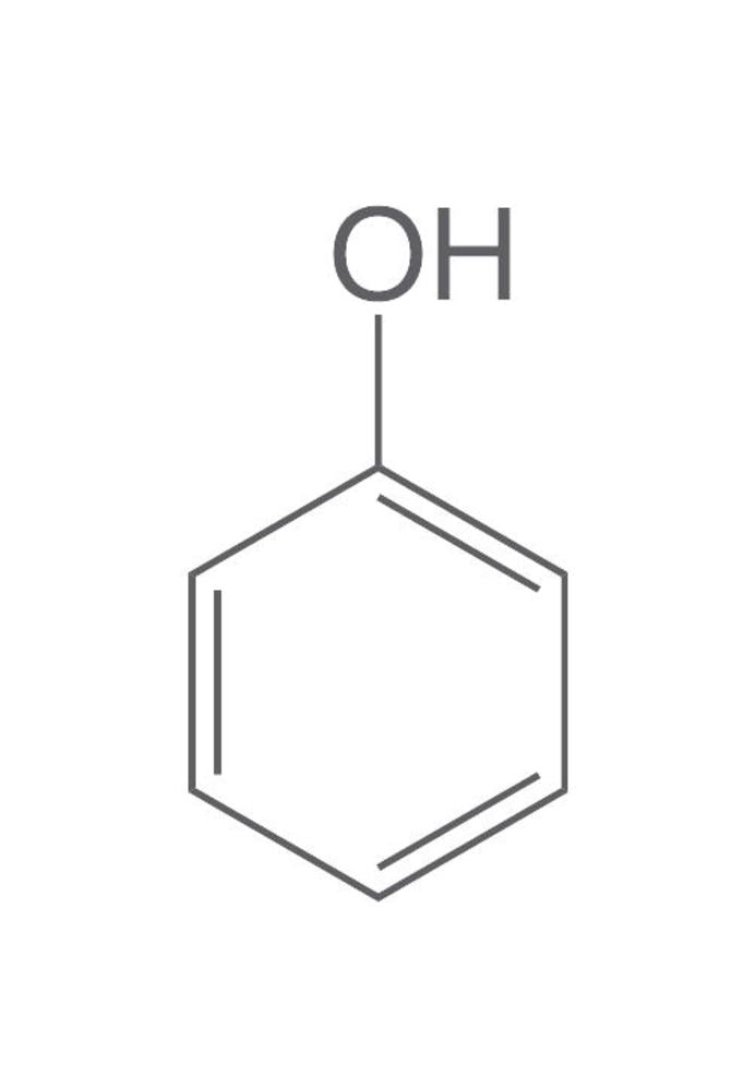 Phenol, min. 99.5 %, p.a., detached crystals, 250 g, glass - Luminix Health