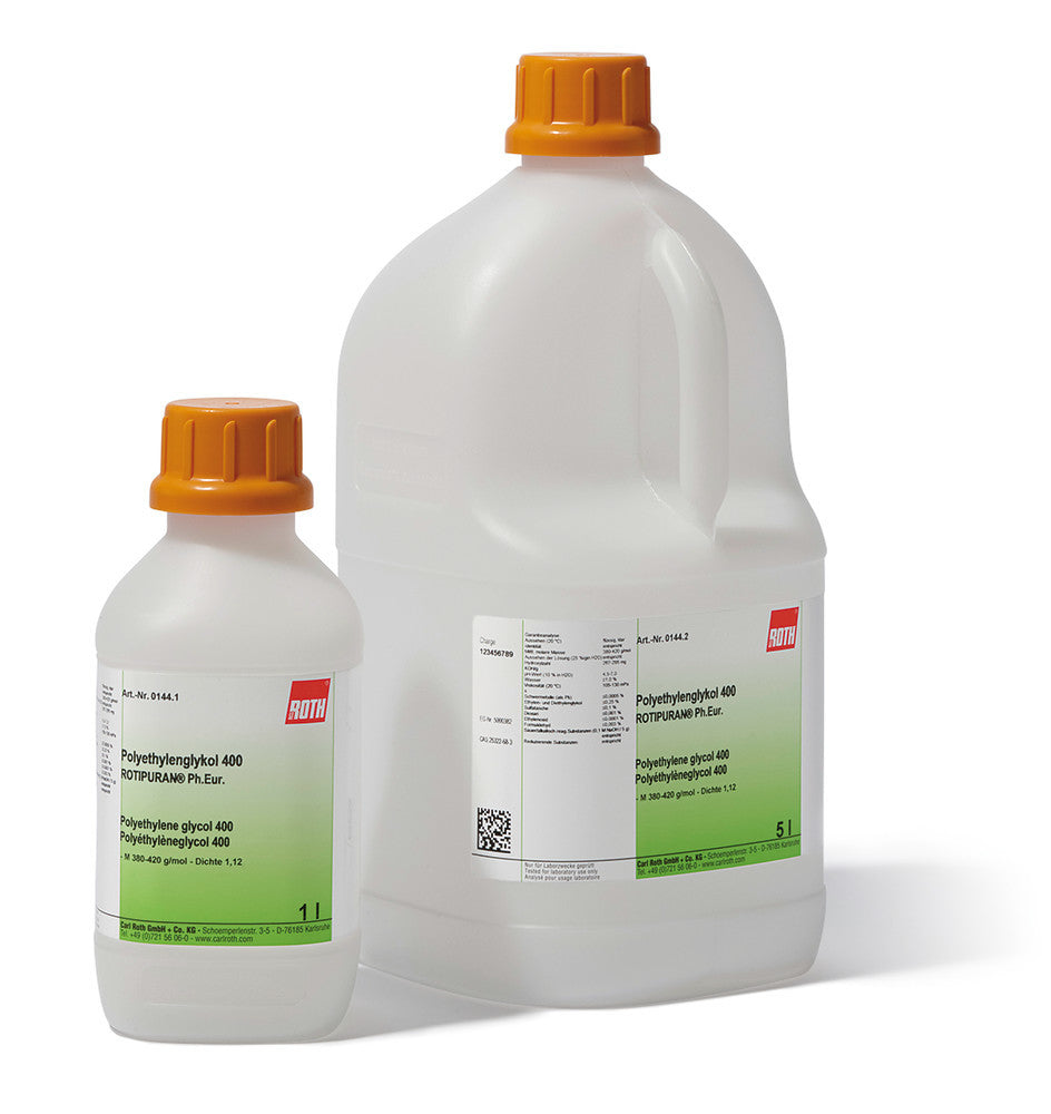 Polyethylene glycol 200, ROTIPURAN® USP, 1 l, plastic - Luminix Health