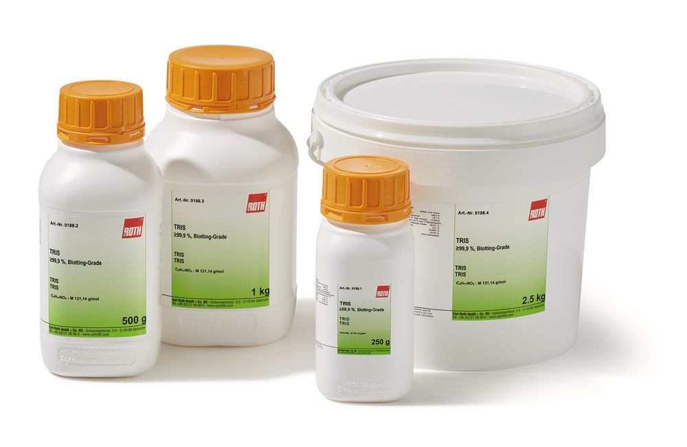 Blotting Grade TRIS, min. 99.9 %, Blotting-Grade, 250 g, plastic - Luminix Health