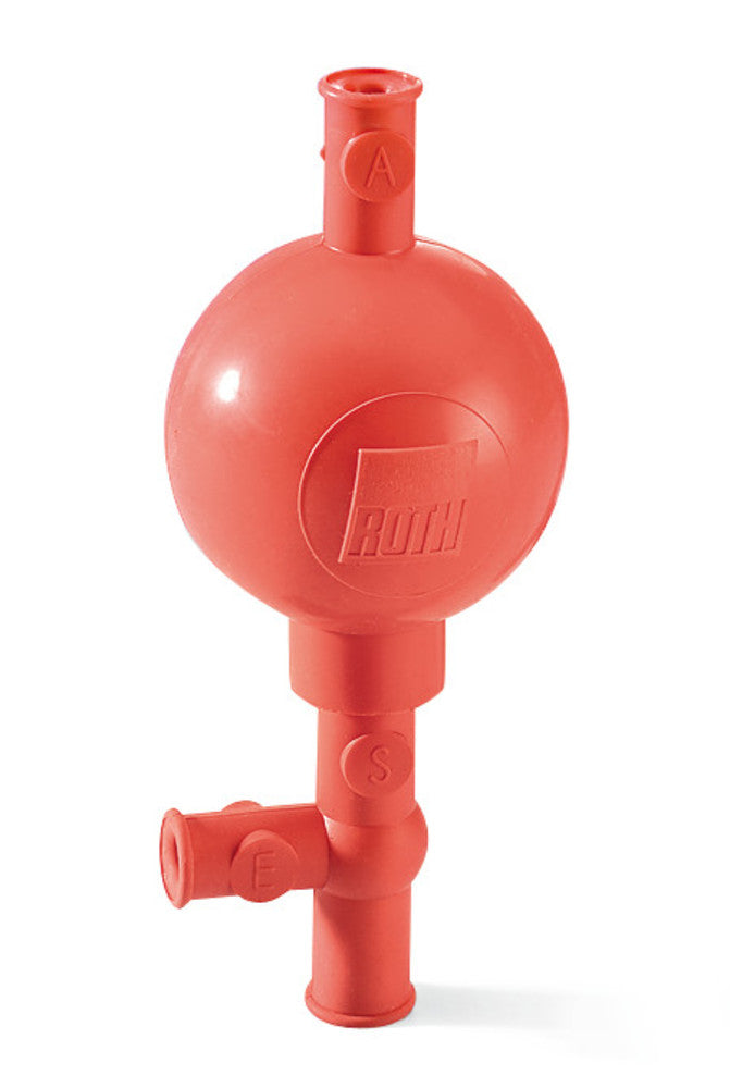 Rotilabo®-safety pipette filler, stand., rubber, for pipettes up to 10 ml - Luminix Health