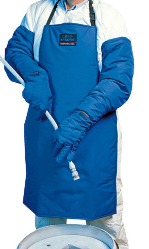 Cryogenic work apron, Blue, length 138 cm, 1 unit(s) - Luminix Health