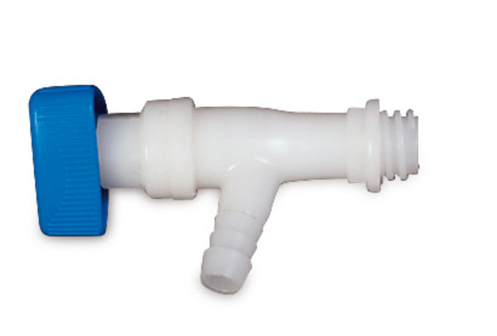 Draincock, HDPE, straight, for Rotilabo®-canister, 1 unit(s) - Luminix Health