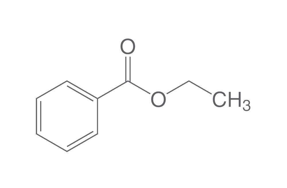 Benzoic acid ethyl ester, min. 99 %, for synthesis, 250 ml, glass - Luminix Health