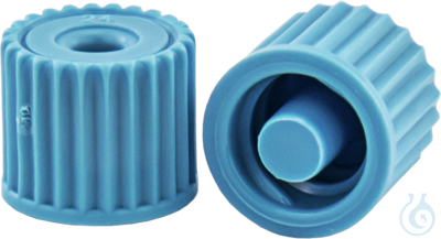 Chromab. Luer caps f. vacuum manifold,bl - Luminix Health