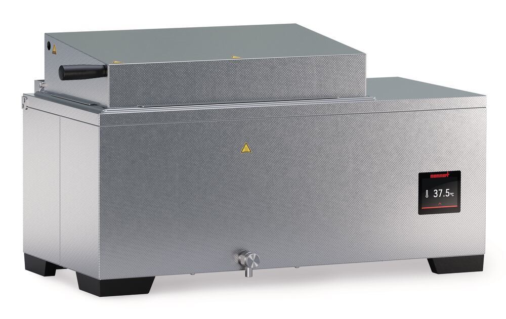 WTB 24 water bath incl. flat cover with, Rings and slanting cover, draincock, - Luminix Health
