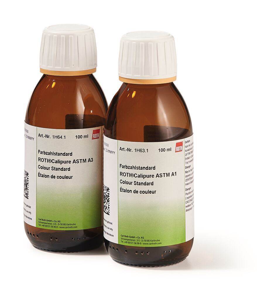 Colour Standard, ROTI®Calipure ASTM <0,5, 100 ml, glass - Luminix Health