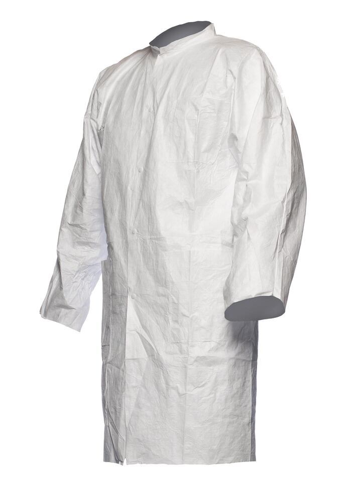TYVEK® 500 lab coat, size L, With press studs, without pockets, 50 unit(s) - Luminix Health