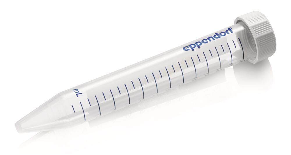 Eppendorf Tubes® BioBased, PP, transparent, 15 ml, Ø 19 x H 121 mm, 500 unit(s) - Luminix Health