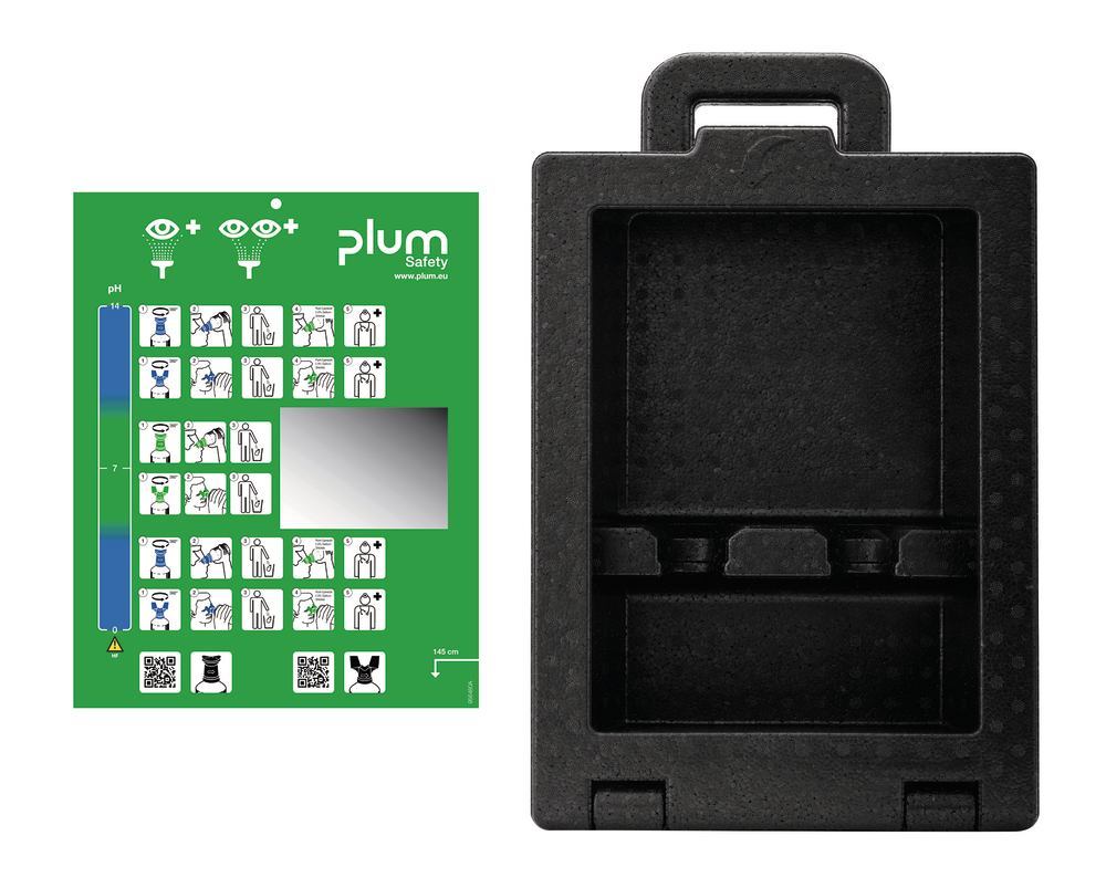 Plum iBox 2 without contents, can hold 2 eye wash bottles, 1 unit(s) - Luminix Health