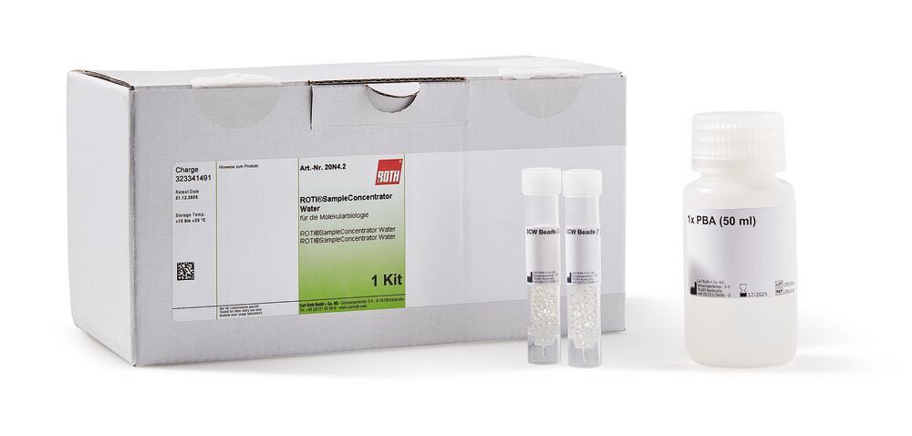 ROTI®SampleConcentrator Water, 50 Prep., for molecular biology, 1 kit, cardboard - Luminix Health