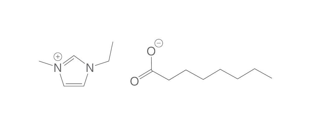 1-Ethyl-3-methyl-imidazolium , octanoate (EMIM OOc), 25 g, glass - Luminix Health