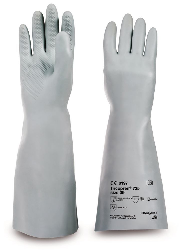Chloroprene gloves, Tricopren 725, L390-410 mm, size 8, 1 pair - Luminix Health