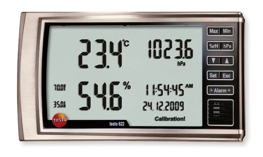 Thermohygrometer testo 622, With barometer, 1 unit(s) - Luminix Health