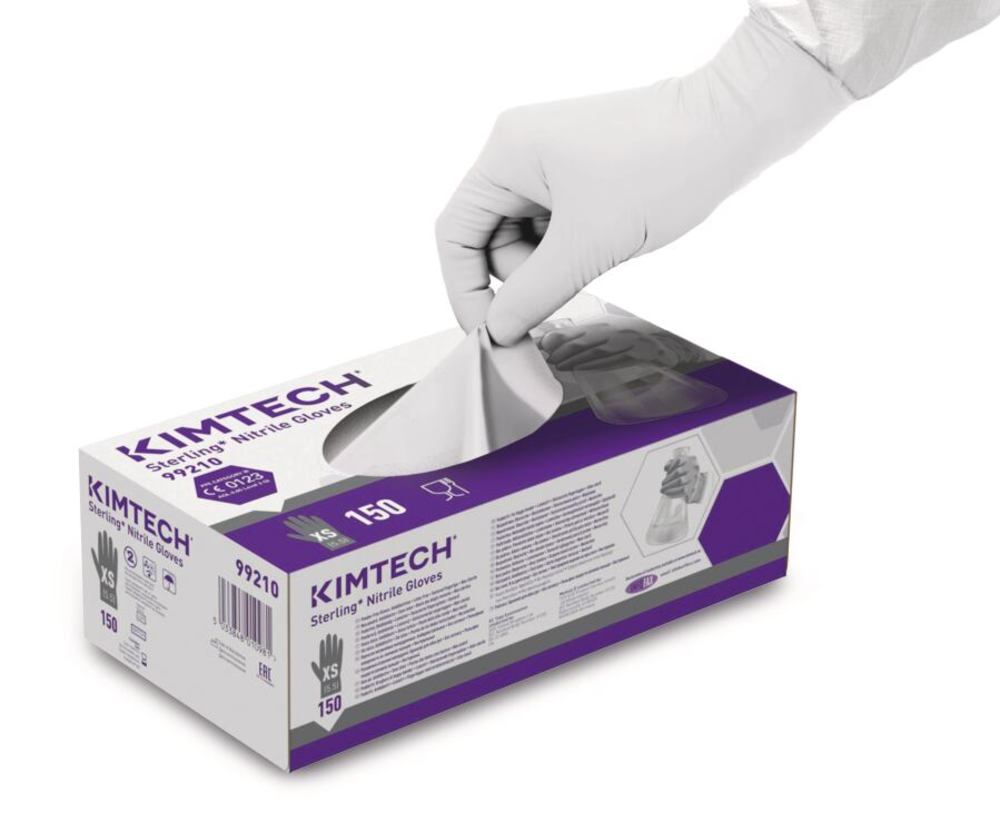 KIMTECH Sterling Nitrile, Disposable protective gloves L240 mm, XS, 150 unit(s) - Luminix Health