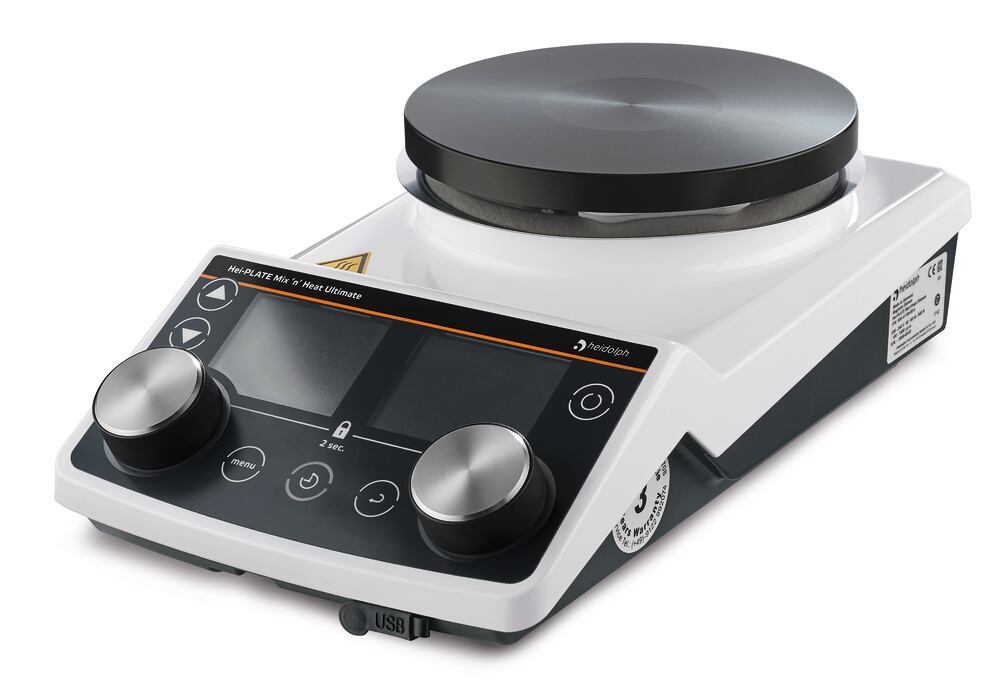 Mix'n'Heat Ultimate heat and magnet stir, 100-1400/min, RT up to 350 °C, 20 l, - Luminix Health