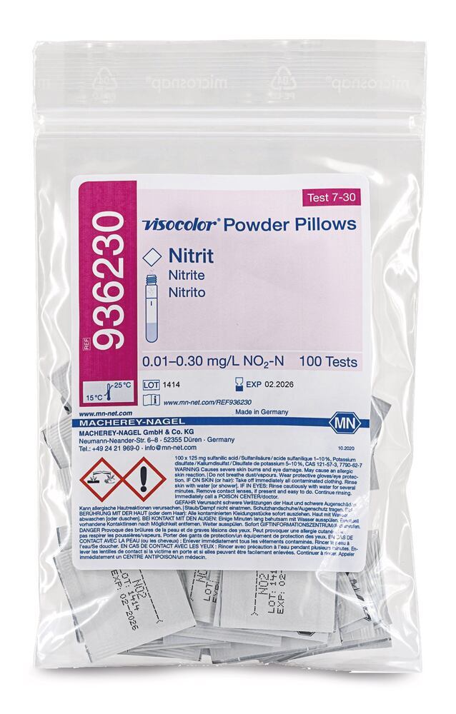 VISOCOLOR Powder Pillows, Nitrite, 1 unit(s) - Luminix Health