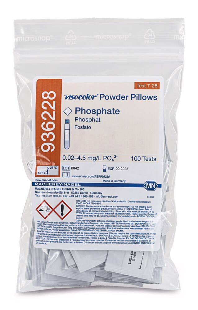 VISOCOLOR Powder Pillows, Phosphate, 1 unit(s) - Luminix Health