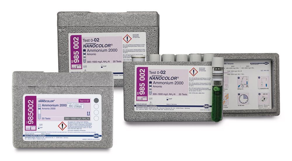 NANOCOLOR® round cuvette test, Ammonium 2000, 1 unit(s) - Luminix Health