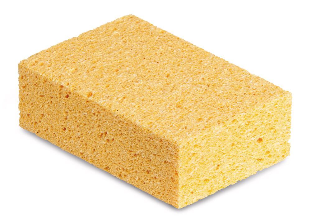 Cellulose cleaning sponge, 140x100x46 mm, 100% degradable , 1 unit(s) - Luminix Health