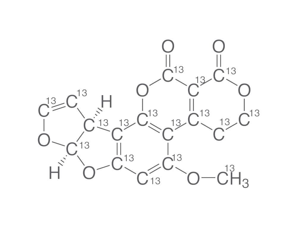 13C17-Aflatoxin G1, 0.5 µg/ml in acetonitrile, 1.2 ml, glass - Luminix Health