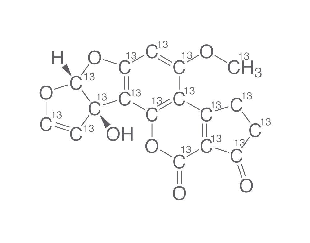 13C17-Aflatoxin M1, 0.5 µg/ml in acetonitrile, 1.2 ml, glass - Luminix Health