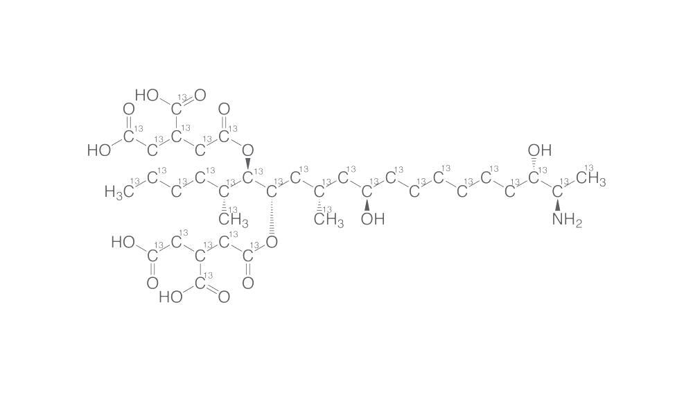 13C34-Fumonisin B3, 10 µg/ml in acetonitrile/water (1,1), 1.2 ml, glass - Luminix Health