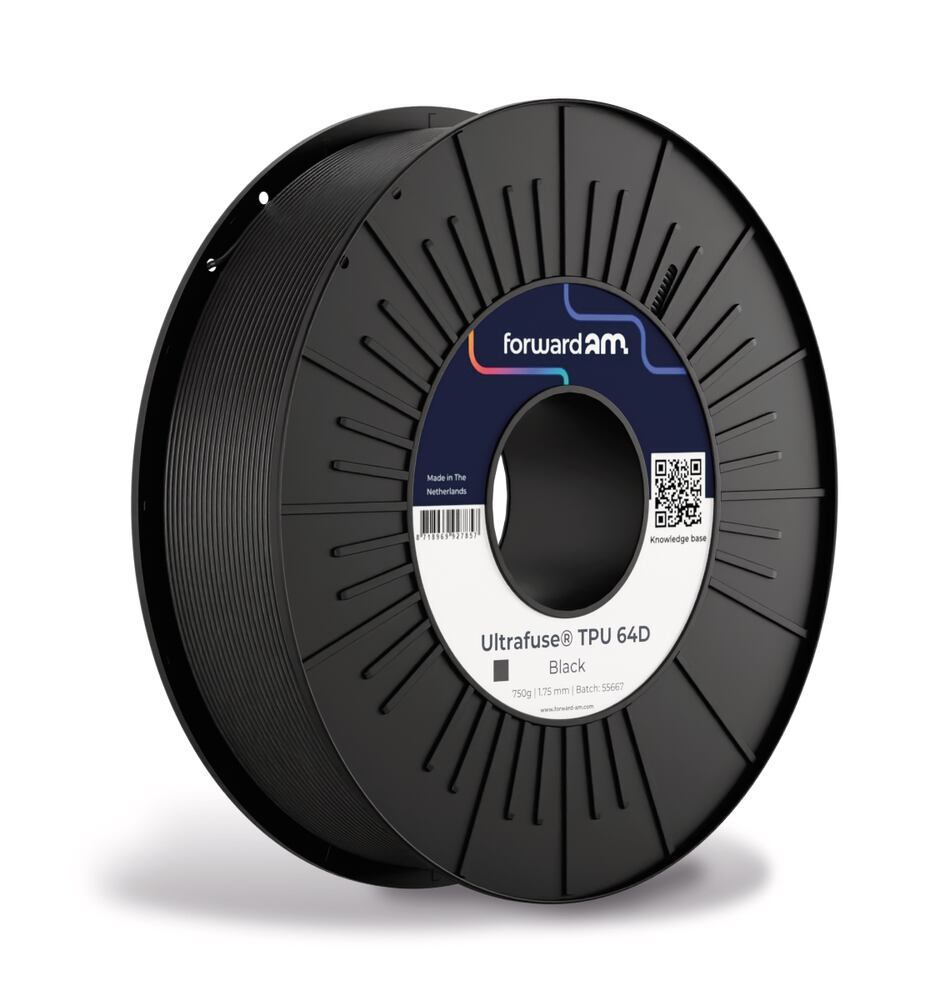 Bedrock 3D TPU 64D Black, 1.75mm, 750 g - Luminix Health