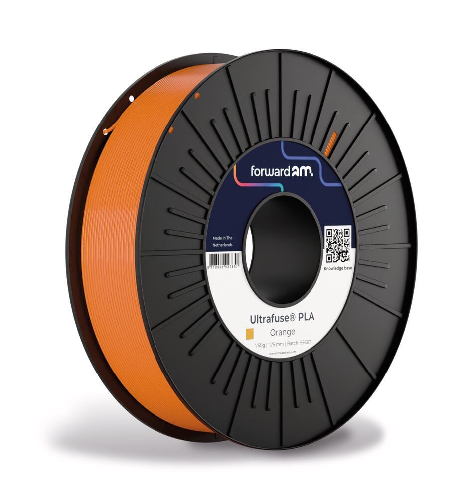 Bedrock 3D PLA Orange, 1.75mm, 750 g - Luminix Health