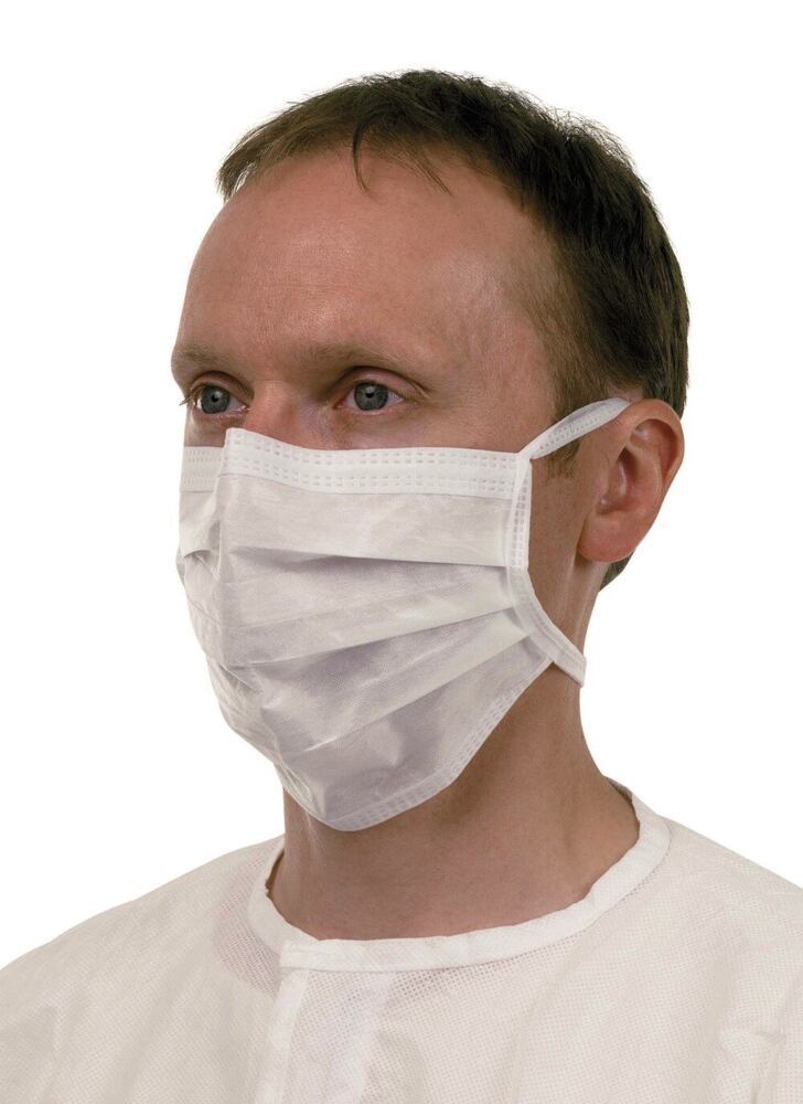 Kimtech M3 pleat-style face mask, Ties, 23 cm, non-sterile, 500 unit(s) - Luminix Health
