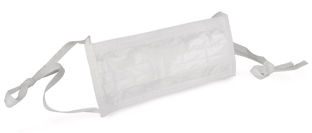 Kimtech M3 pleat-style face mask, Ties, 23 cm, sterile, 200 unit(s) - Luminix Health