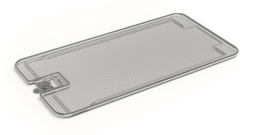 Lid for sterilisation basket, with drop handles, 480x250 mm, 1 unit(s) - Luminix Health