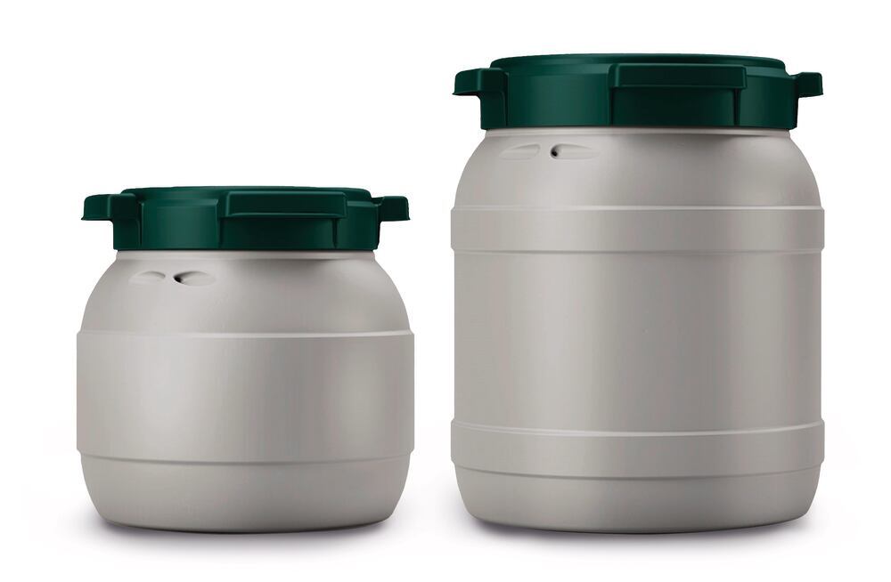 Wide-neck barrel, recycled, 3.6 l, rHDPE, UN 1H2W/X12/S, 1 unit(s) - Luminix Health