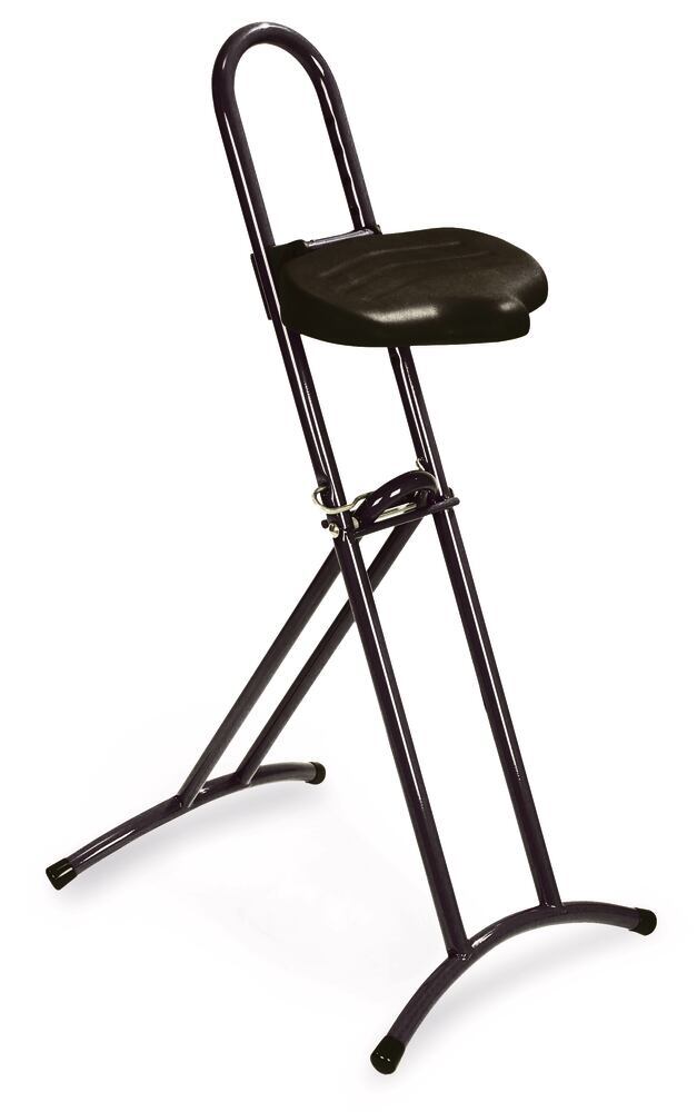 Standing support, folding, PU/steel, black, 1 unit(s) - Luminix Health