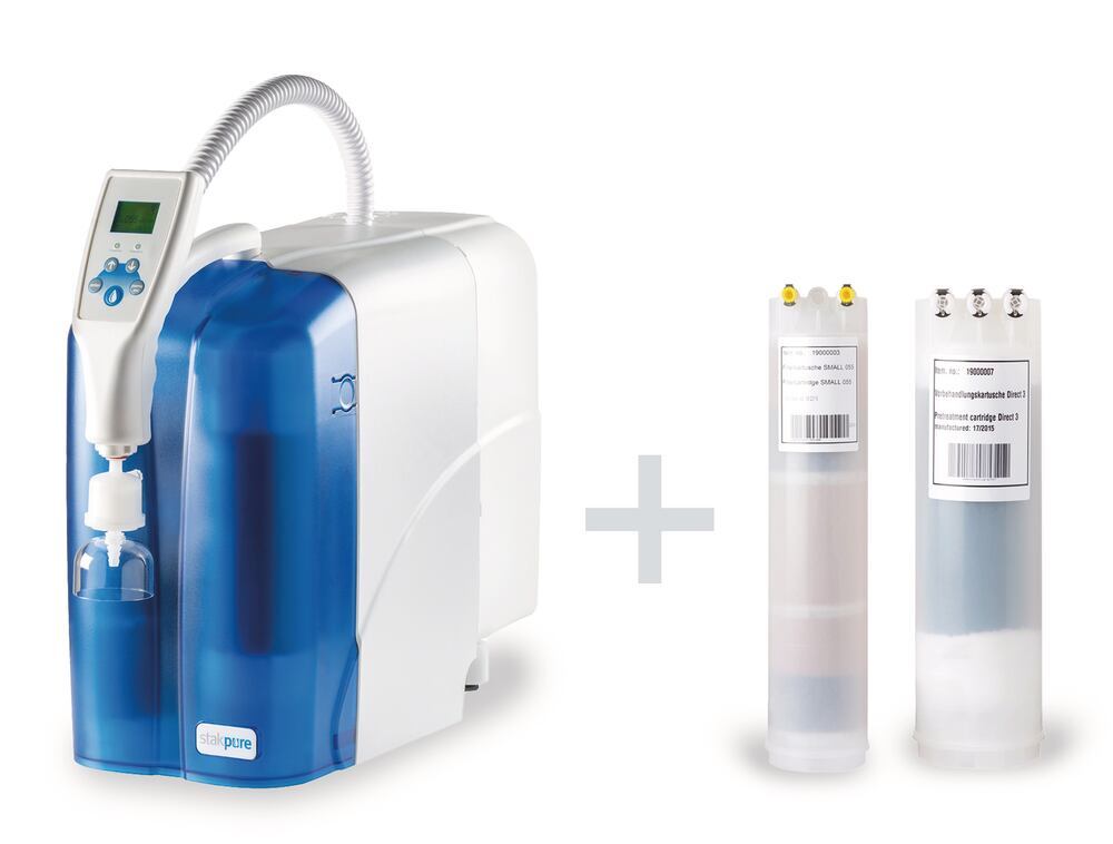 (Ultra)pure water system promo. set , OmniaTap xs basic 5 with storage tank - Luminix Health