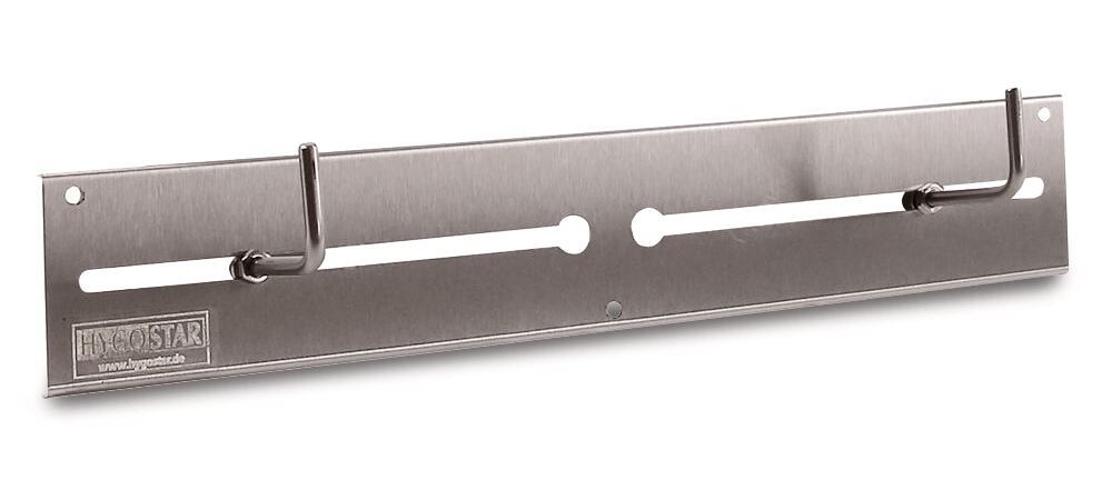 Wall holder for disposable aprons, Stainless steel, W 40 x D 7 x H 0.9 cm - Luminix Health