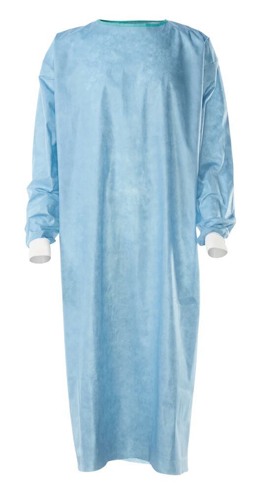 Protect Basic Foliodress gown, Disp. surg. gown, sterile, light blue, L - Luminix Health