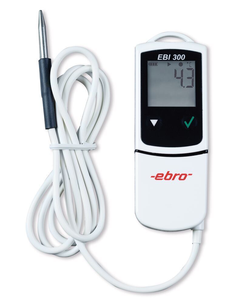 EBI 300 TE data logger, also with external temperature gauge, 1 unit(s) - Luminix Health
