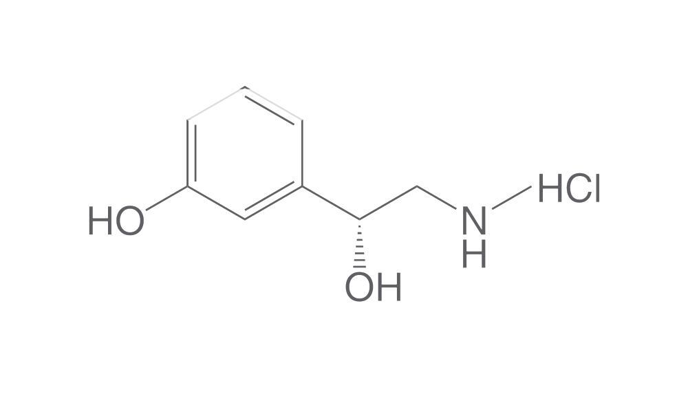 (R)-Phenylephrine hydrochloride, min. 95 %, BioScience Grade, 100 mg - Luminix Health
