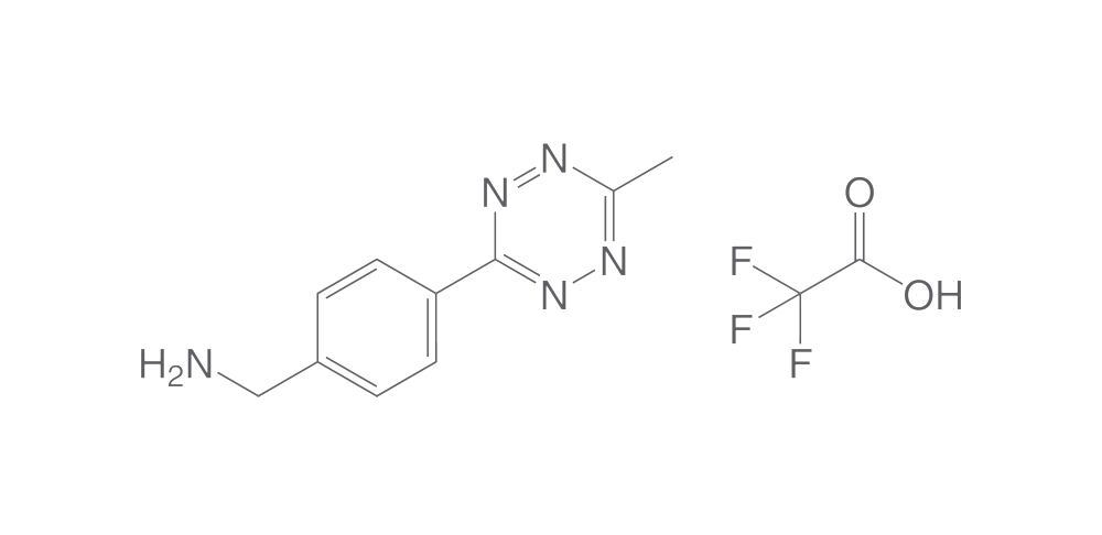 (4-(6-methyl-1,2,4,5-tetrazin-3-yl)phenyl)methanamine trifluoroacetic acid - Luminix Health