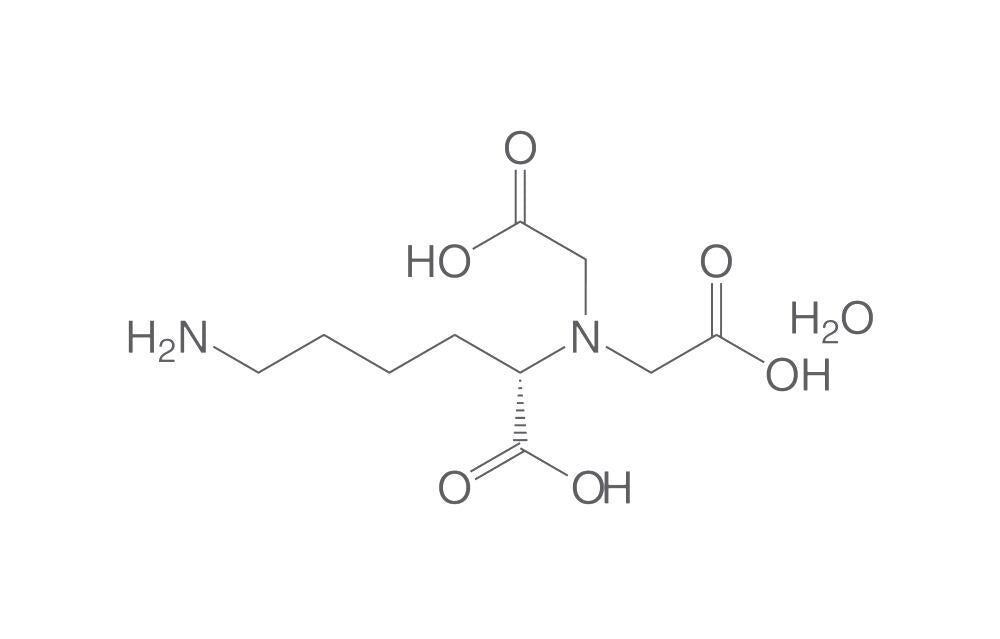(5S)-N-(5-Amino-1-carboxypentyl)iminodia, cetic acid hydrate, 2 g - Luminix Health