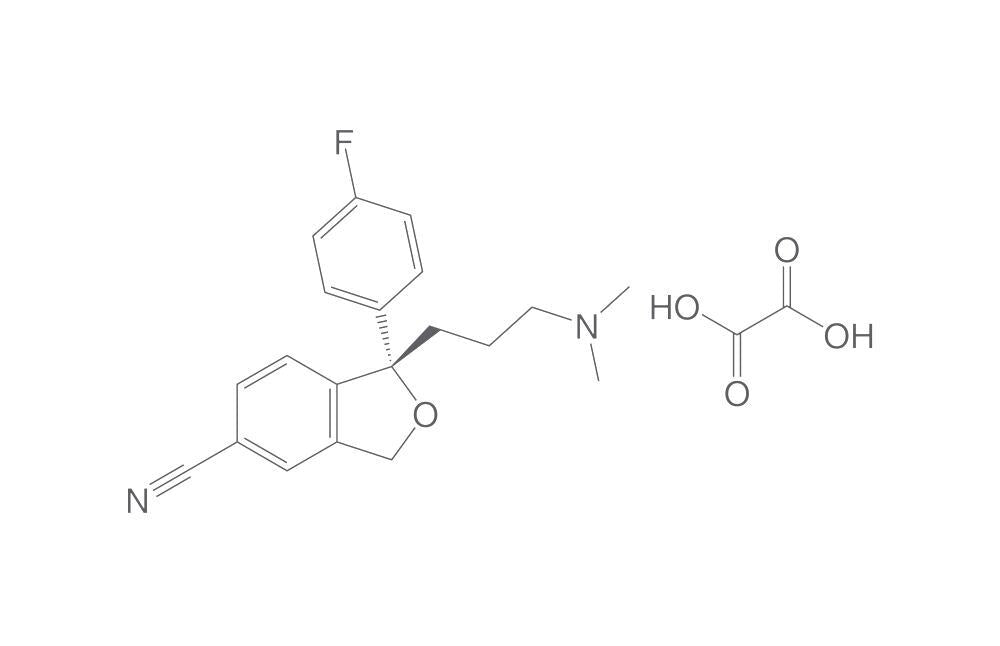 (S)-Citalopram oxalate, min. 95 %, 500 mg - Luminix Health