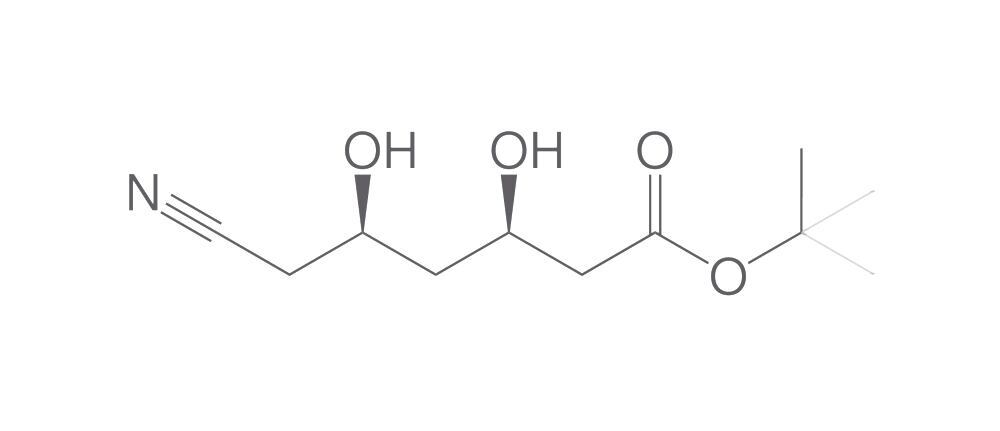 (3R,5R)-6-Cyano-3,5-dihydroxy-hexanoic a, cid tert-butyl ester, 25 mg - Luminix Health