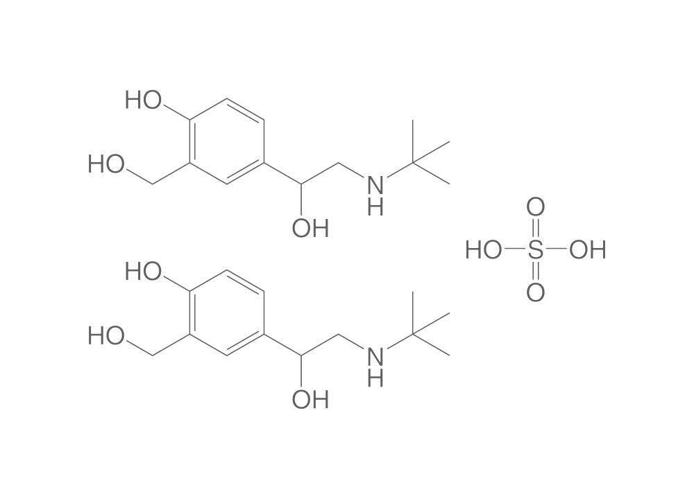 Albuterol sulfate, min. 95 %, BioScience Grade, 100 mg - Luminix Health