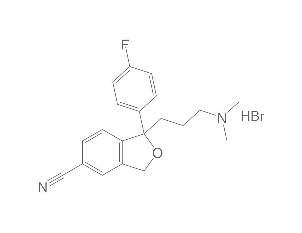 Citalopram hydrobromide, min. 95 %, BioScience Grade, 10 mg - Luminix Health