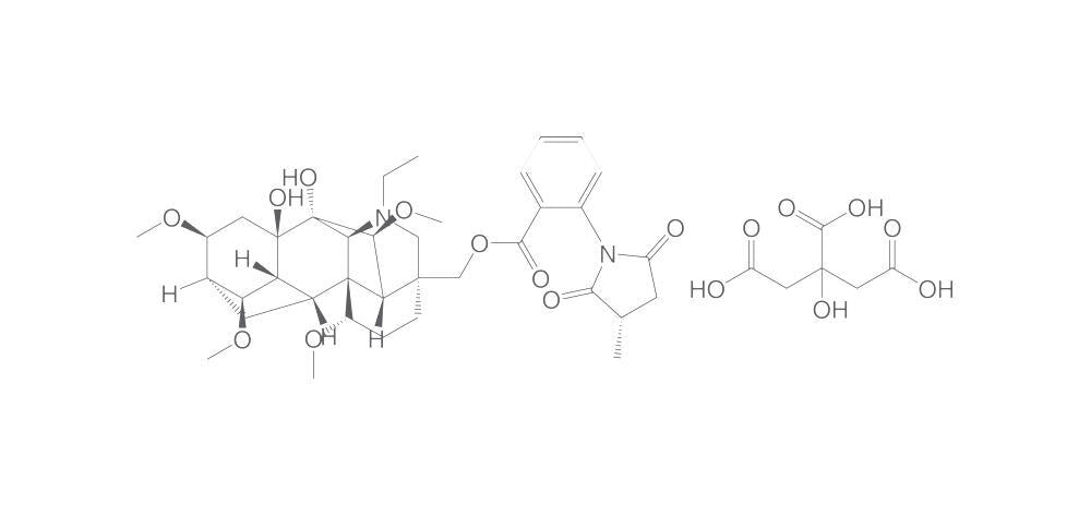 Melycaconitine citrate, min. 95 %, BioScience Grade, 10 mg - Luminix Health