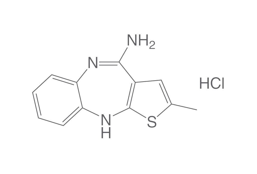 Olanzapine hydrochloride, min. 95 %, BioScience Grade, 50 mg - Luminix Health