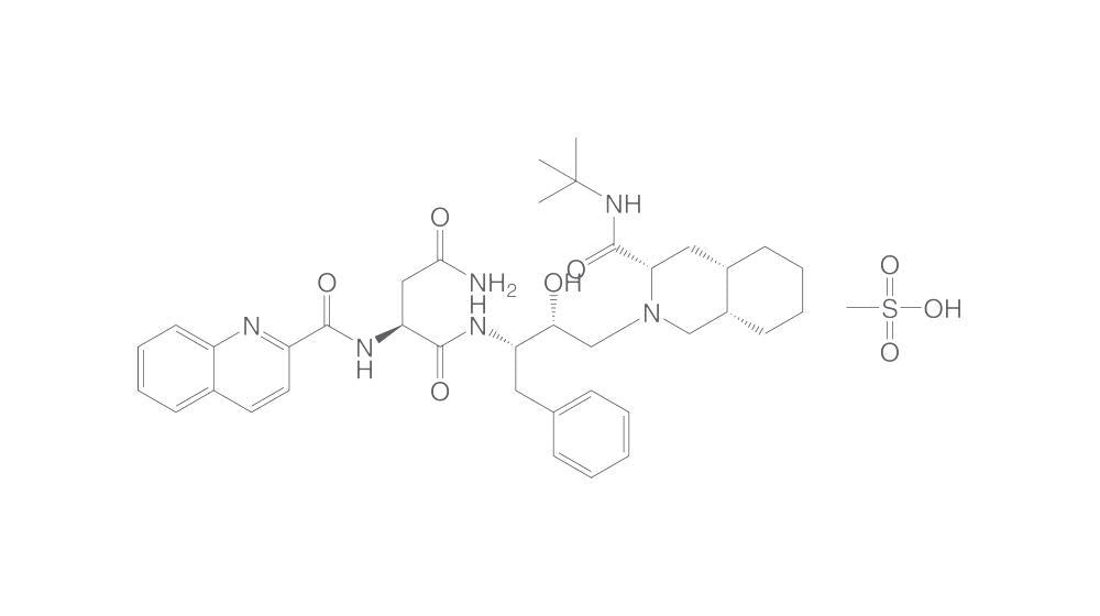 Saquinavir mesylate, min. 95 %, BioScience Grade, 10 mg - Luminix Health