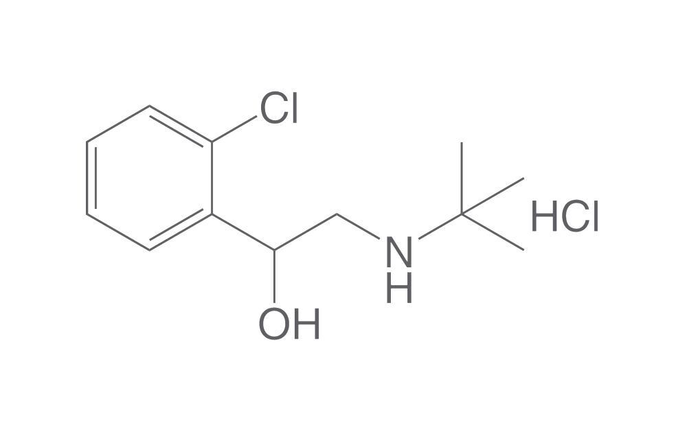 Tulobuterol hydrochloride, min. 95 %, BioScience Grade, 100 mg - Luminix Health