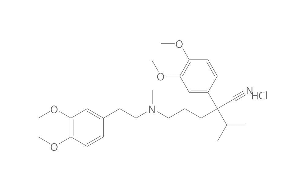 Verapamil hydrochloride, min. 95 %, BioScience Grade, 100 mg - Luminix Health