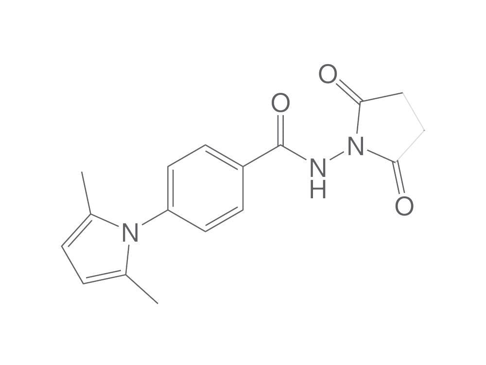 4-(2,5-Dimethyl-1H-pyrrol-1-yl)-N-(2,5-d, ioxopyrrolidin-1-yl)benzamide, 10 mg - Luminix Health